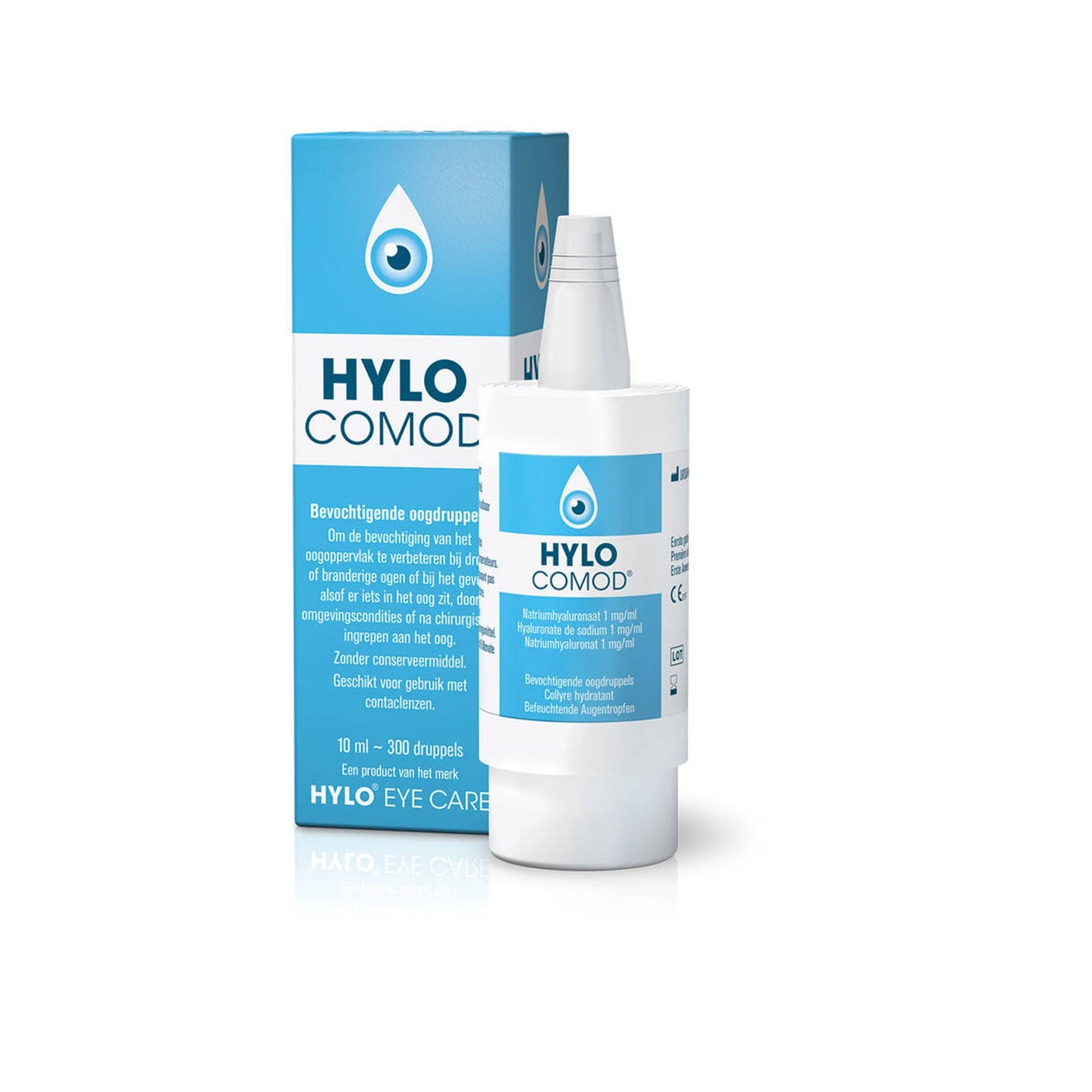 HYLO COMOD Oogdruppels- verlichting voor droge ogen
